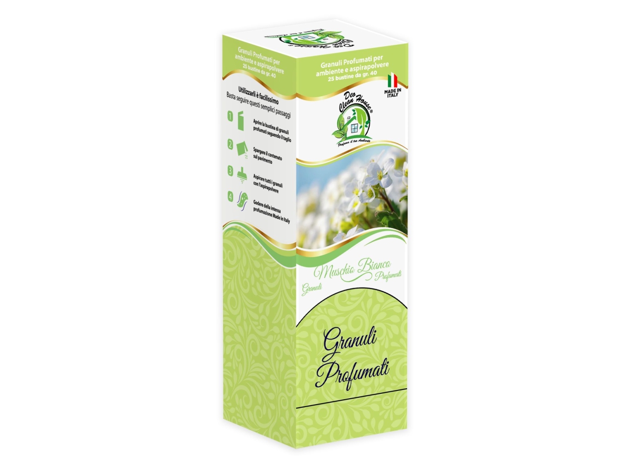 BUSTINA GRANULI PROF.40GR MUSCHIO BIA.