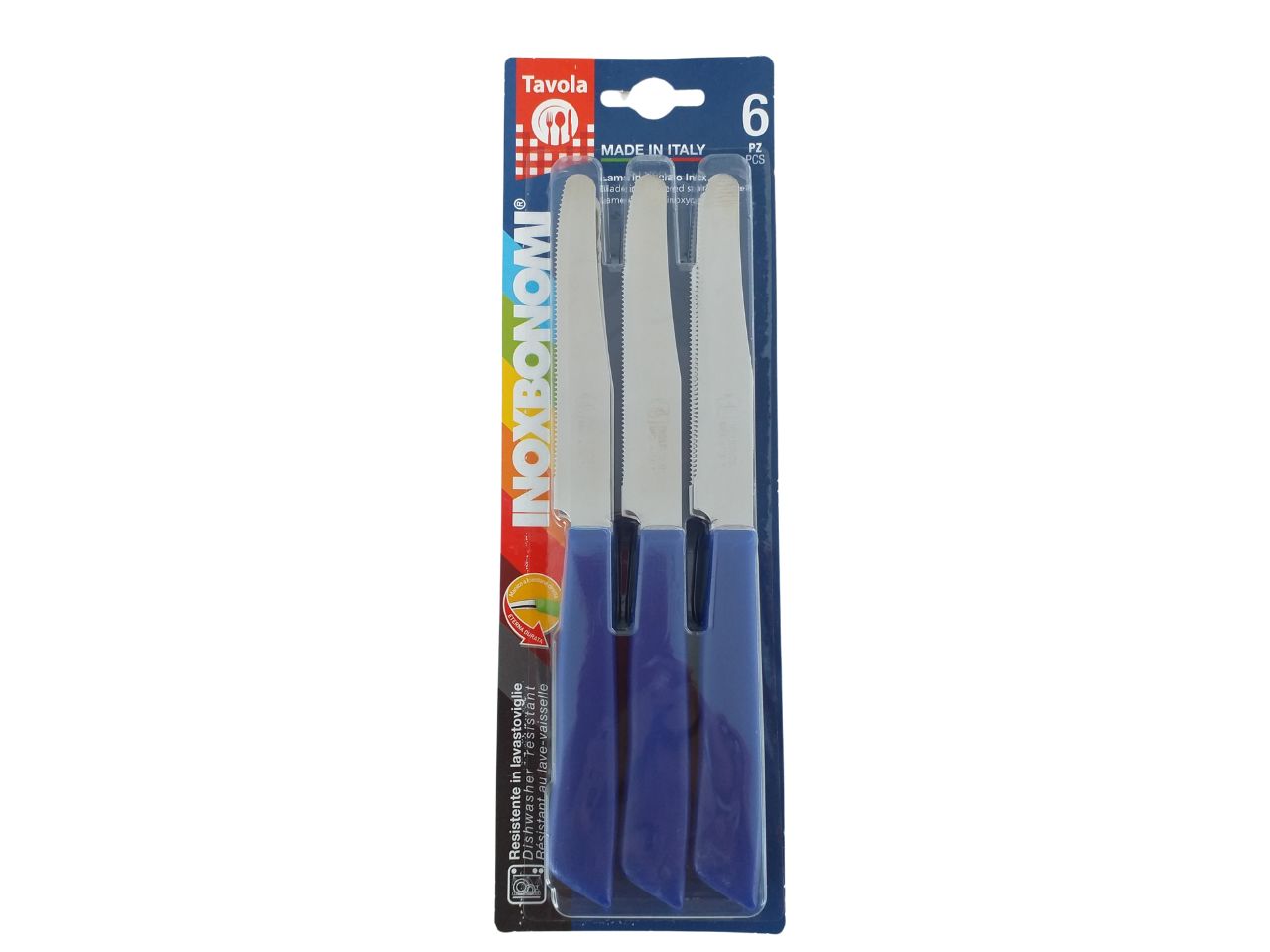 TAVOLA 6 COLTELLI TAV.11CM BLU 30006BL