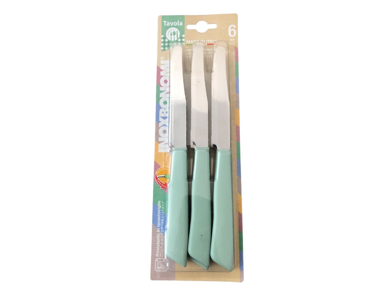 PASTELLO 6COLTELLI TAV.11 VERDE 11006VP