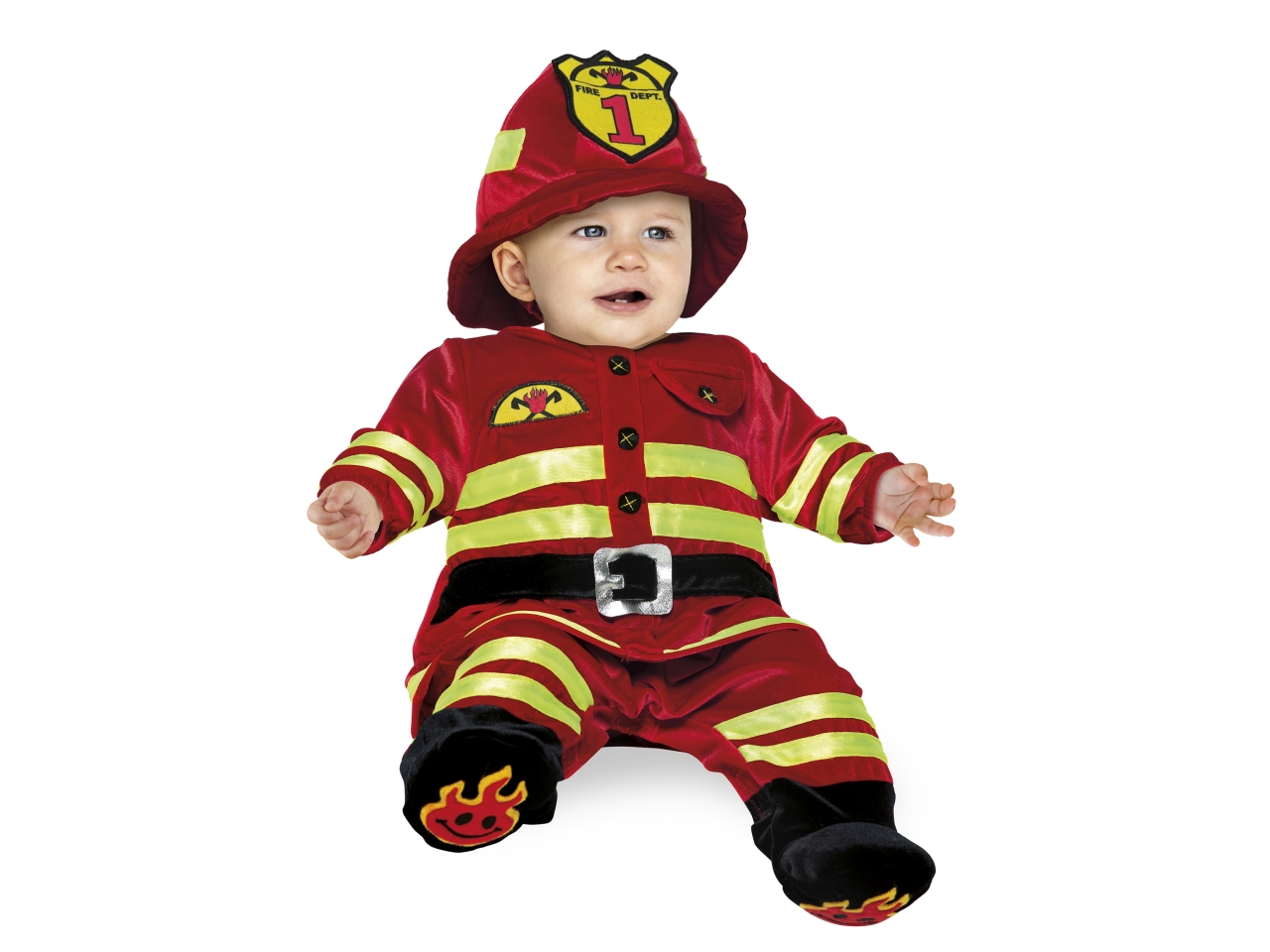 COSTUME PICCOLO POMPIERE SUPERBABY 6/9 MESI 81060