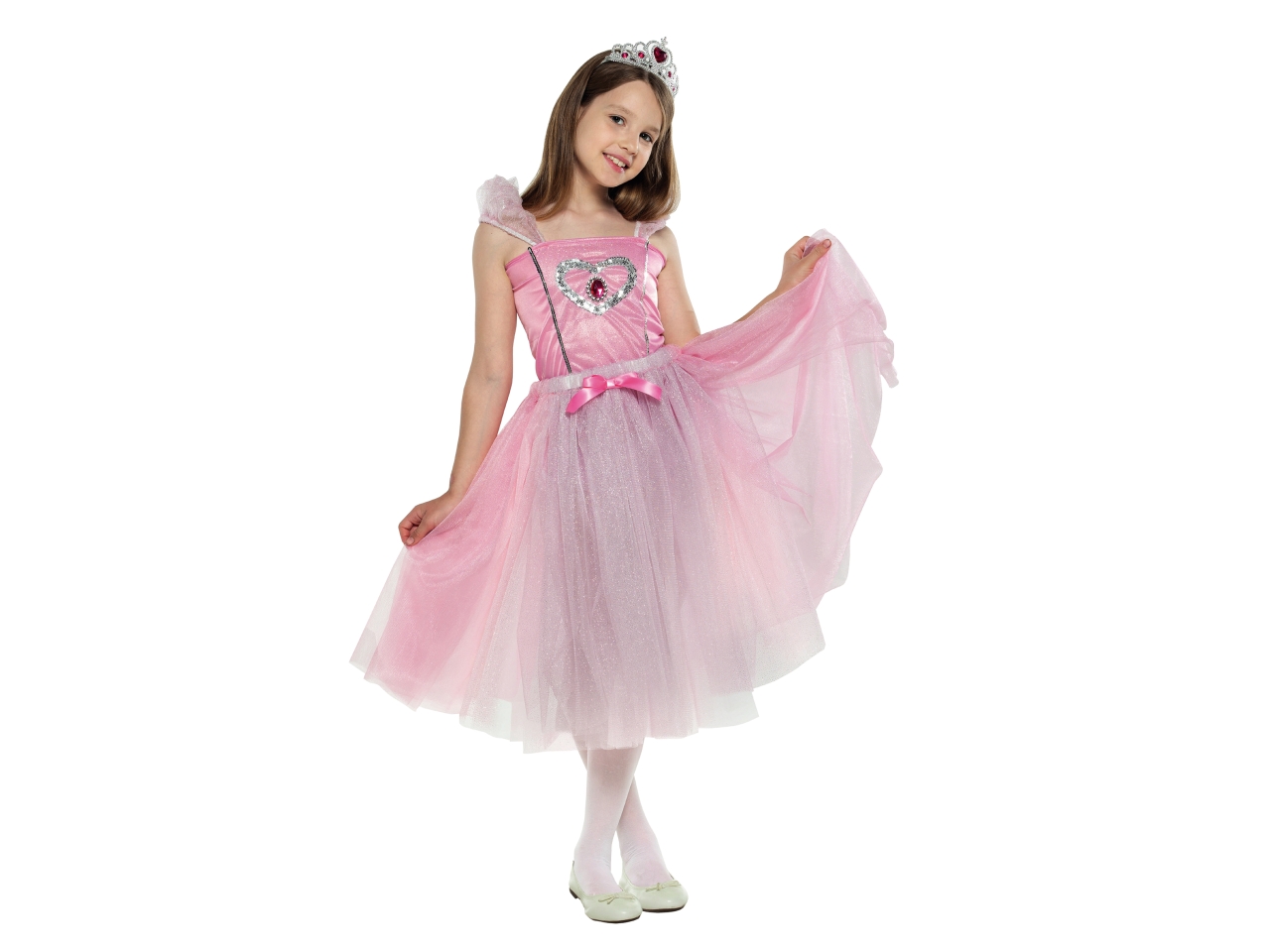 COSTUME PRINCIPESSA ROSA BAMBINA 73010