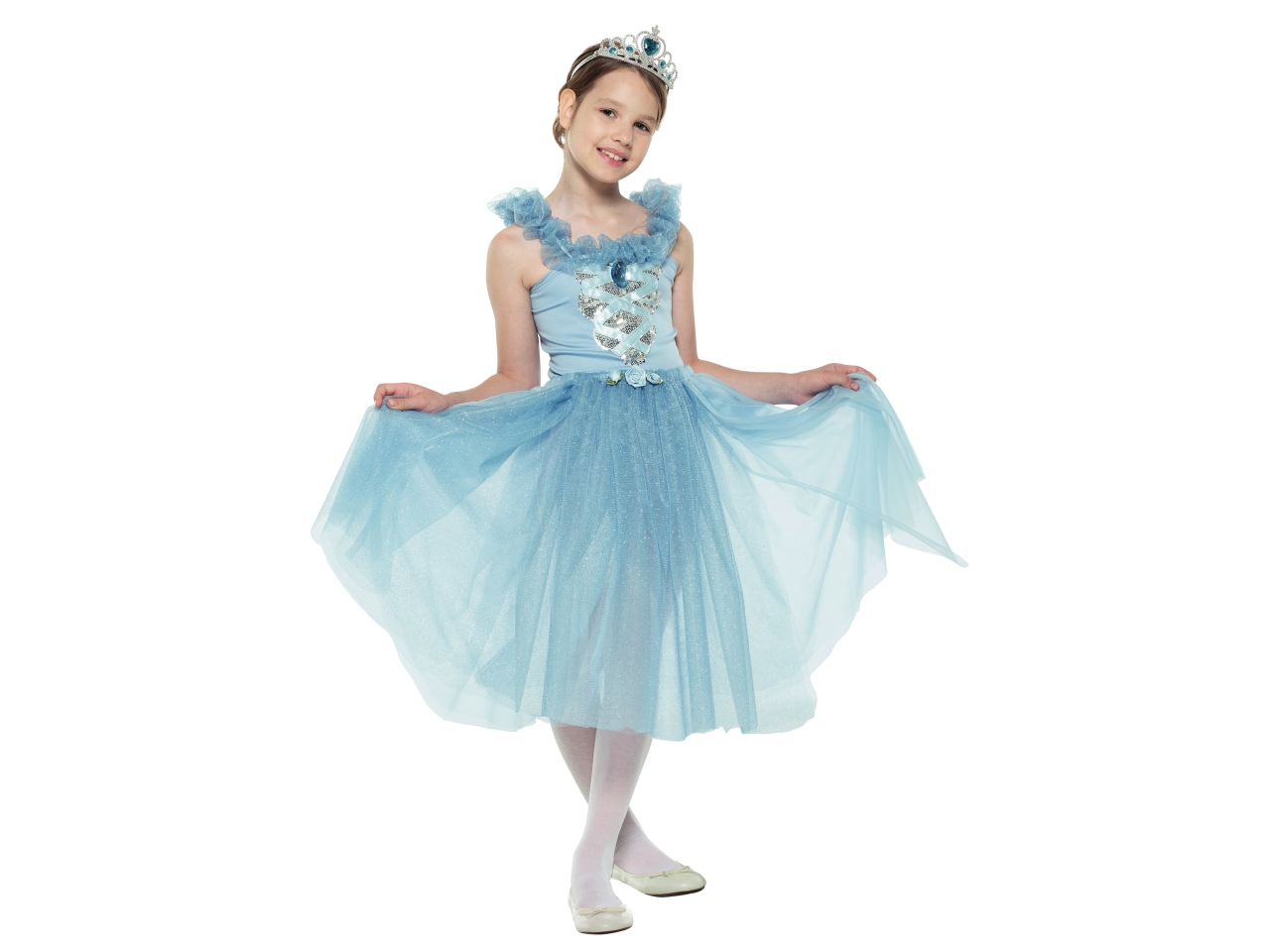 COSTUME PRINCIPESSA AZZURRA TG.UNICA BIMBI 73060