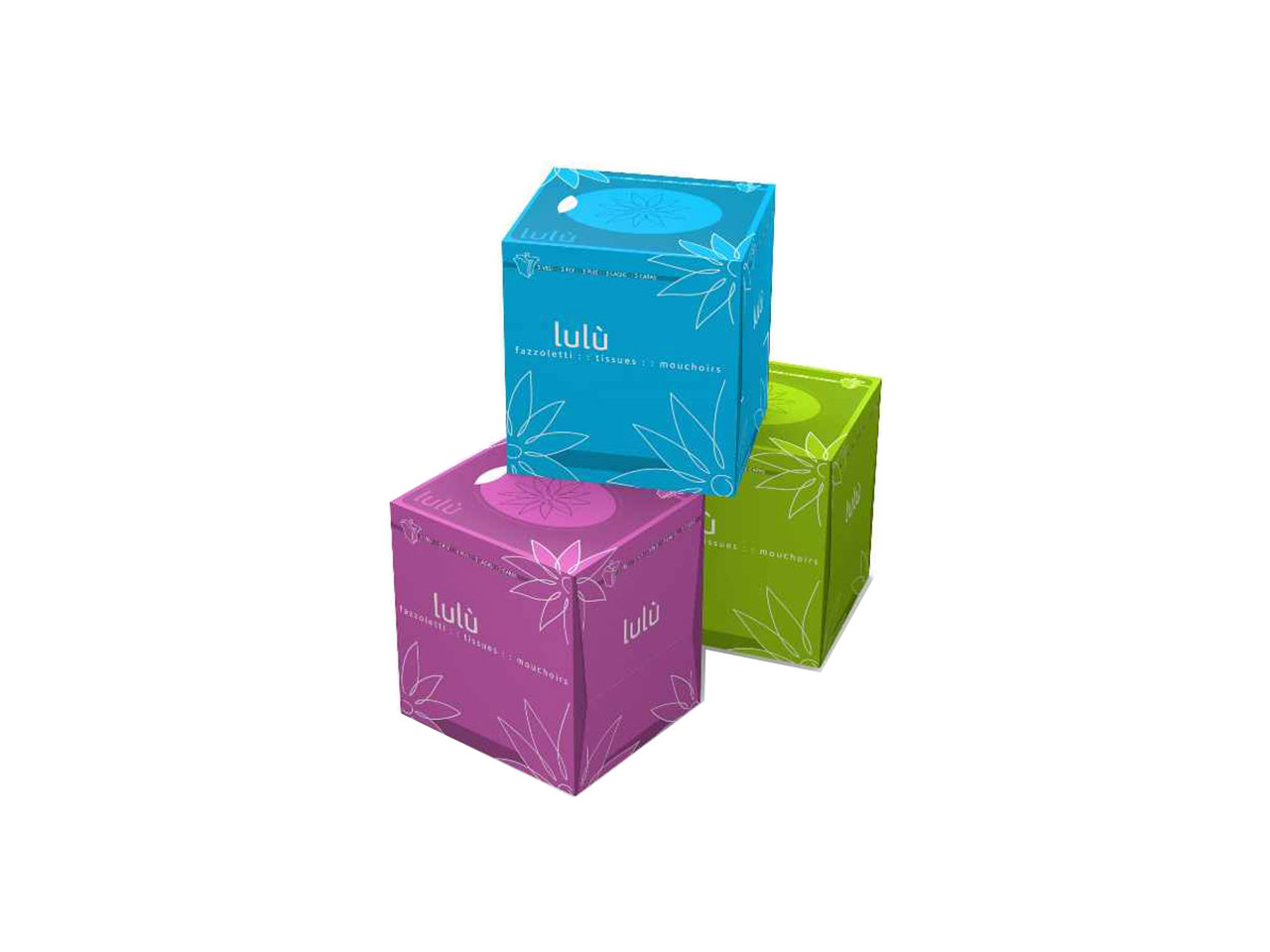 FAZZOLETTI VELINA CUBO LULU 60pz PFC0010084543
