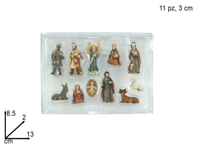 NATIVITA’ 3CM 11PZ PVC BOX GI001477