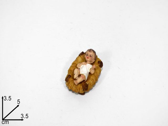 GESU’ BAMBINO 5CM VESTITO C/CULLA XNA11001411