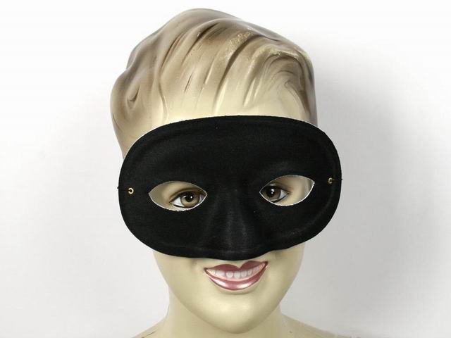MASCHERA NERA 9×3,5×16,5cm AN001346