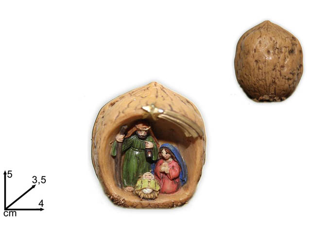 NATIVITA NOCE 5CM NATIVITA NOCE 5CM