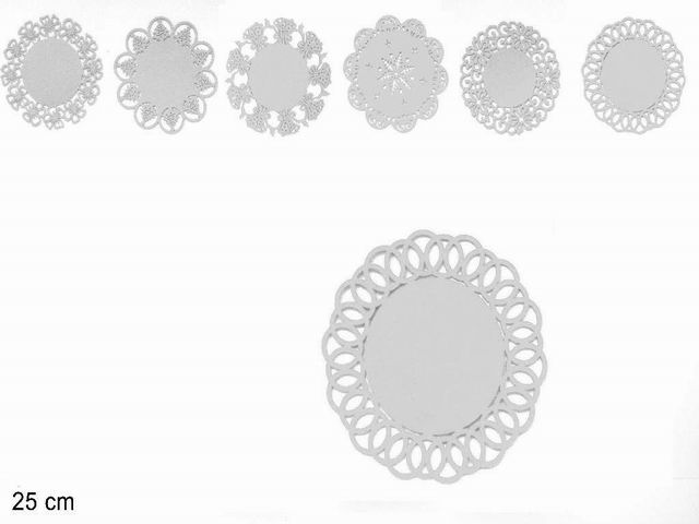 CENTRINO FELTRO 25cm BIANCO JE004933