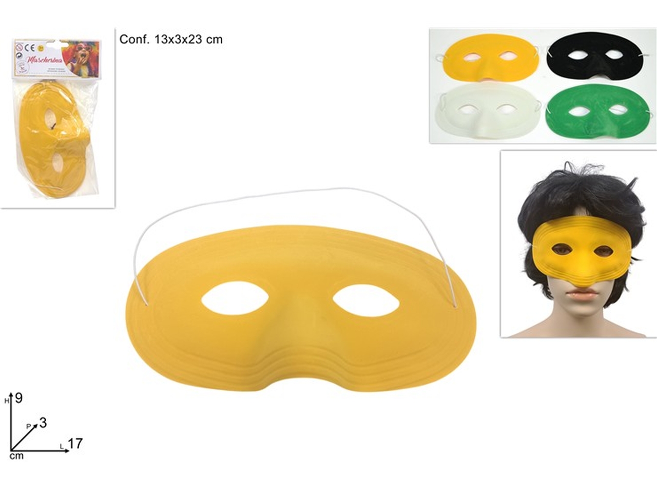 MASCHERINA FLOCCATA COL.ASS. XCA13001001