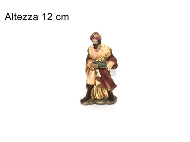 MELCHIORRE 12CM PER PRESEPE DA 12CM XNA10001711 MELCHIORRE 12CM PER PRESEPE DA 12CM XNA10001711