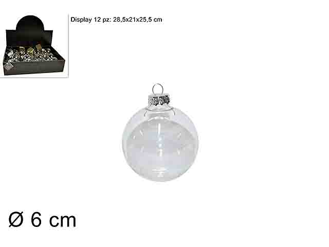 SFERA VETRO 60mm TRASP.CA007835