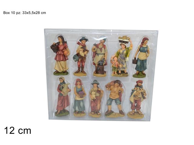 PASTORI 12CM 10PZ IN BOX PVC PASTORI 12CM 10PZ IN BOX PVC