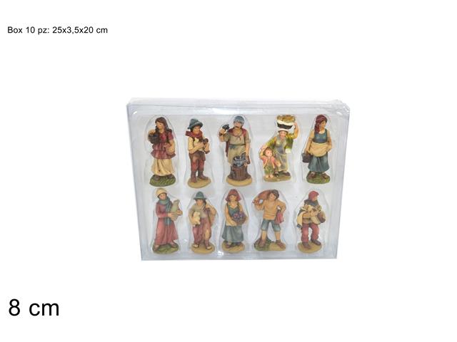 PASTORI 8CM 10PZ IN BOX PVC