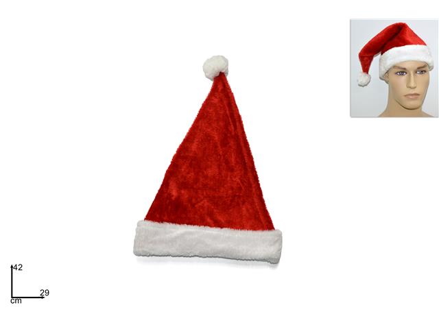 CAPPELLO BABBO NATALE IN VELLUTO 35CM XNA15001131