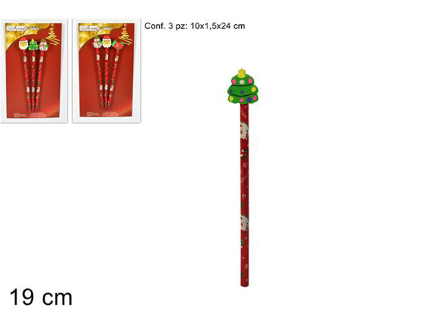 MATITA C/GOMMA NAT. 3PZ XNA17011001 MATITA C/GOMMA NAT. 3PZ XNA17011001