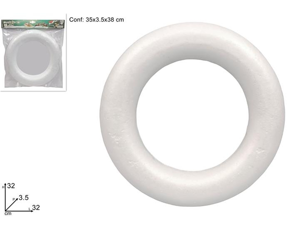 ANELLO POLISTIROLO 32cm JE006506