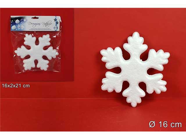 FIOCCO DI NEVE POLISTIROLO 16cmJE003258