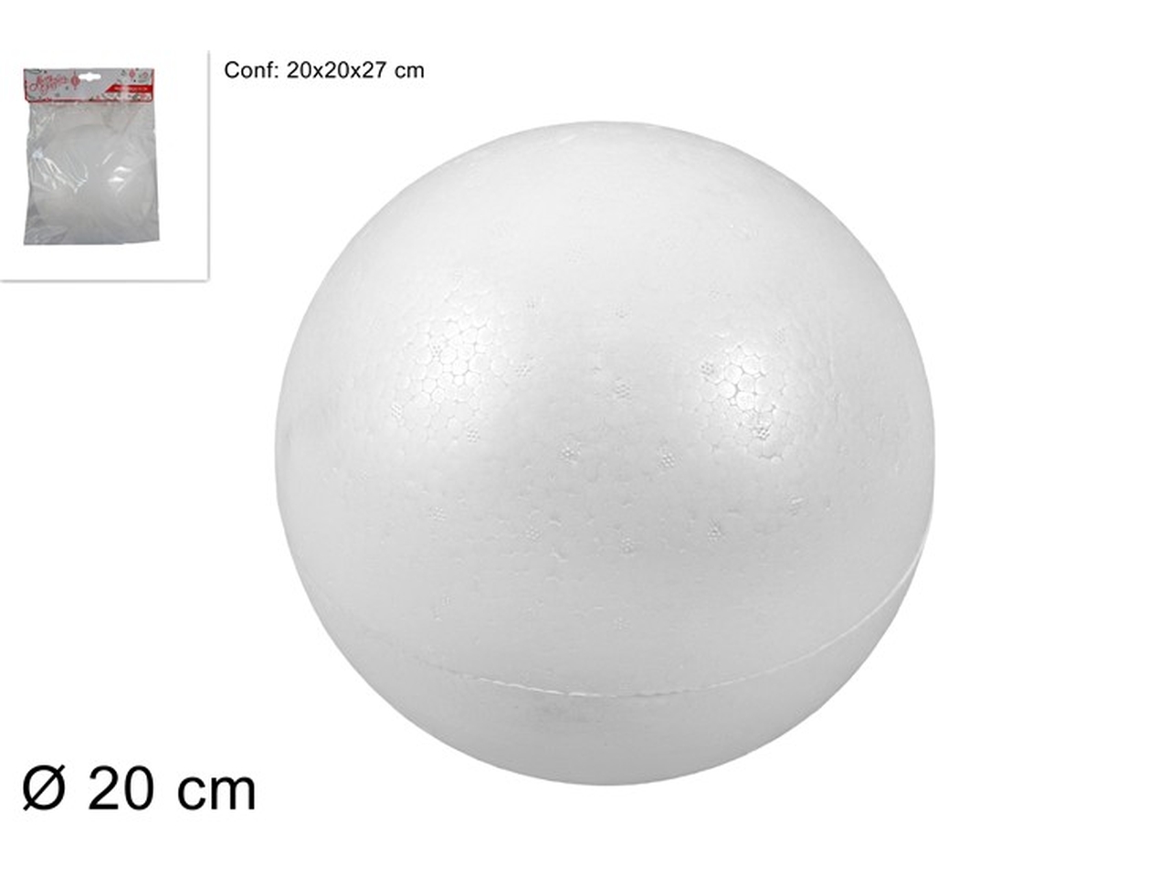 SFERA POLISTIROLO 20CM JE0 XNA08003531