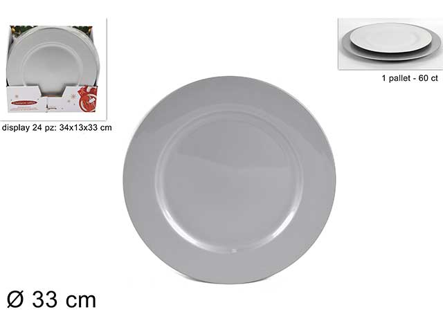 SOTTOPIATTO 33CM ARGENTO XNA18015491