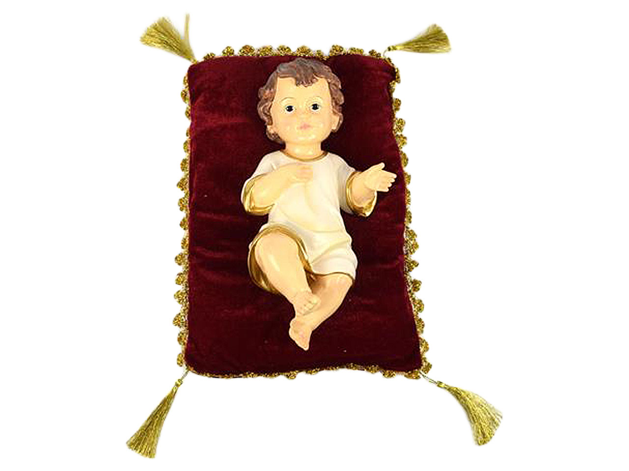 GESU’ BAMBINO 28CM SU CUSCINO XNA19010341