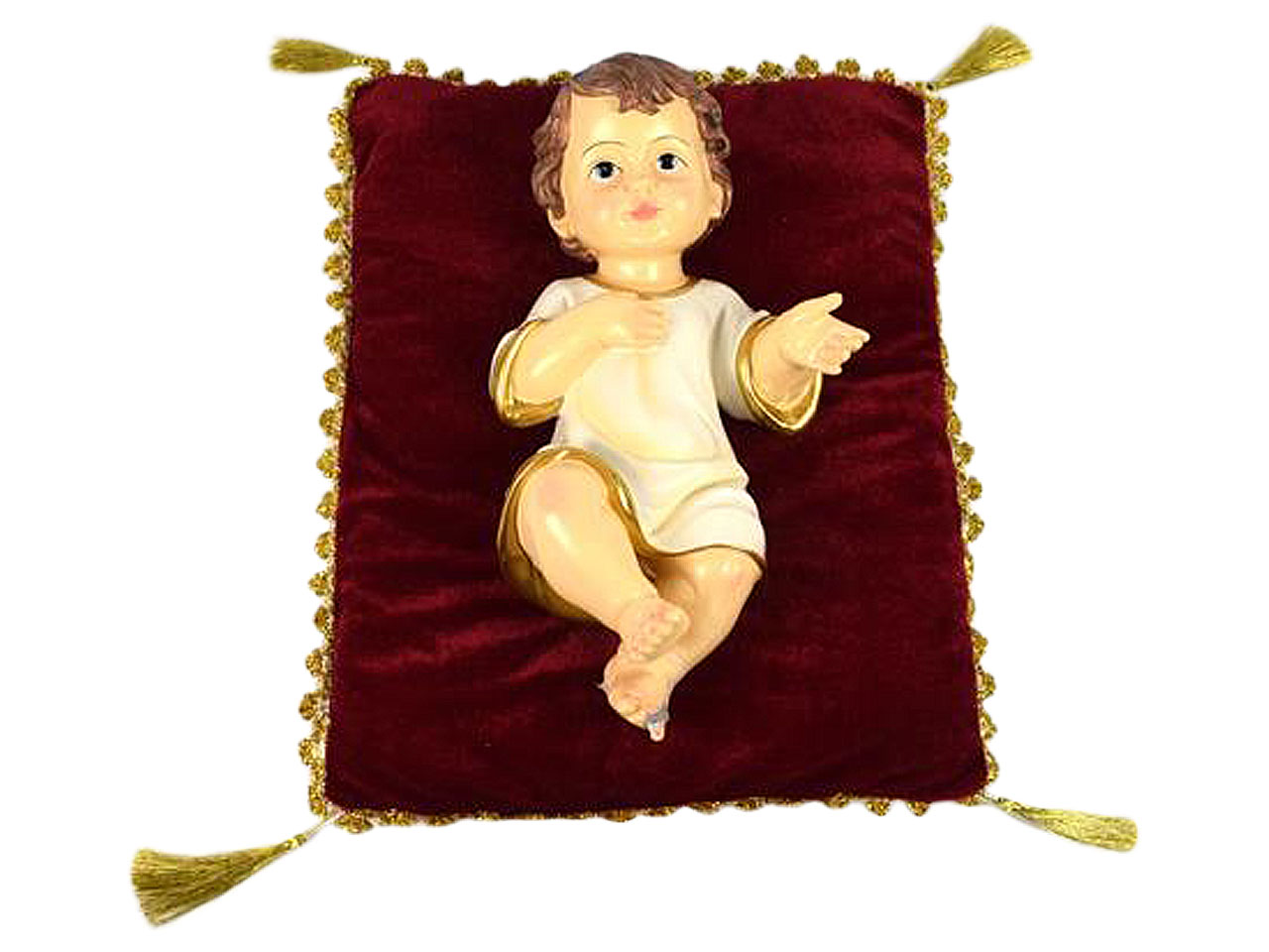 GESU’ BAMBINO 34CM SU CUSCINO XNA19010351