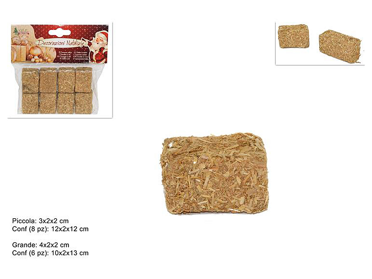 BALLETTE FIENO 3X2X2CM 8PZ 4X2 MO002296 BALLETTE FIENO 3X2X2CM 8PZ 4X2 MO002296