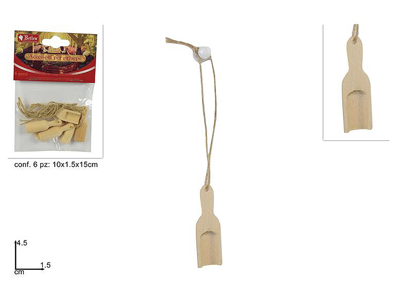 ACC.PALETTE IN LEGNO 6pz MO002851