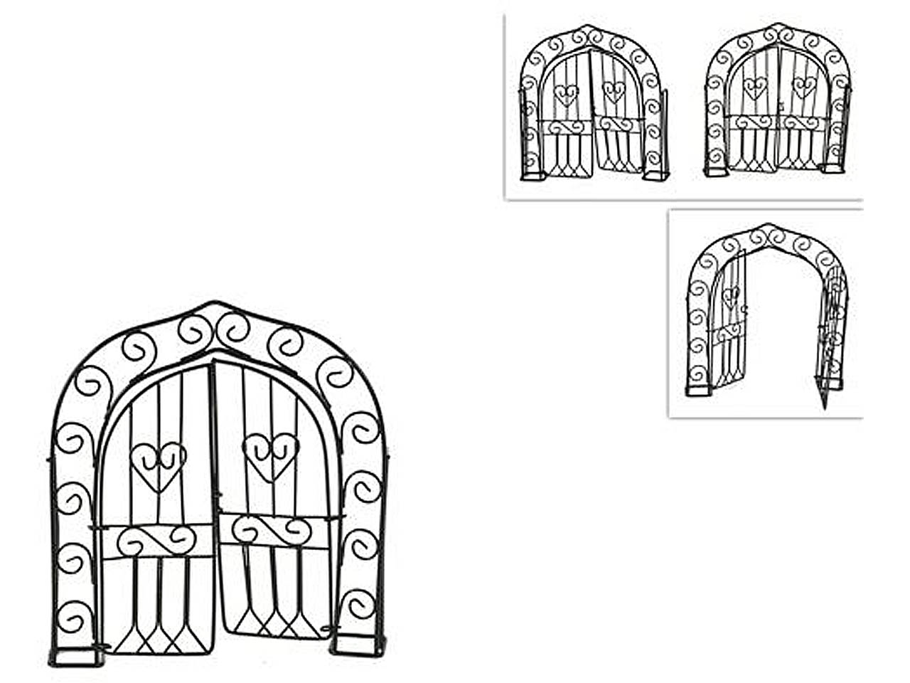CANCELLO METALLO 15X2,5X13CM LZ000428 CANCELLO METALLO 15X2,5X13CM LZ000428