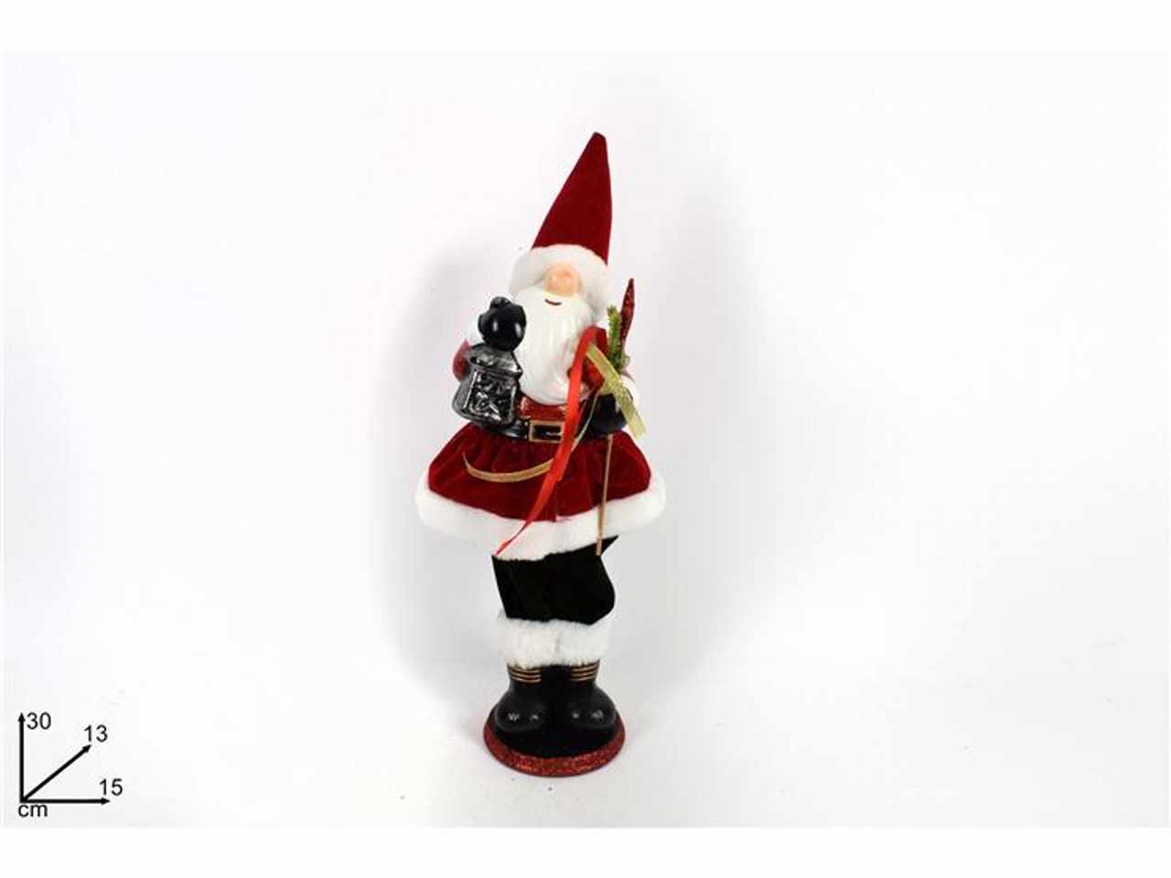 BABBO NATALE CON ABITO VELLUTO GI010268