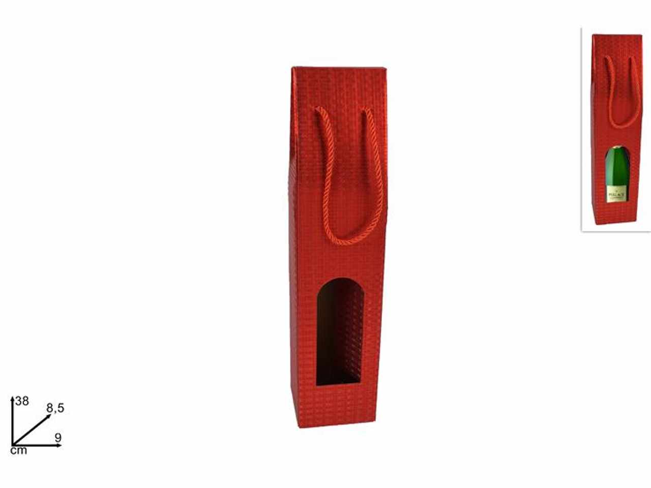 PORTABOTTIGLIA SATINATO ROSSO RZ000058