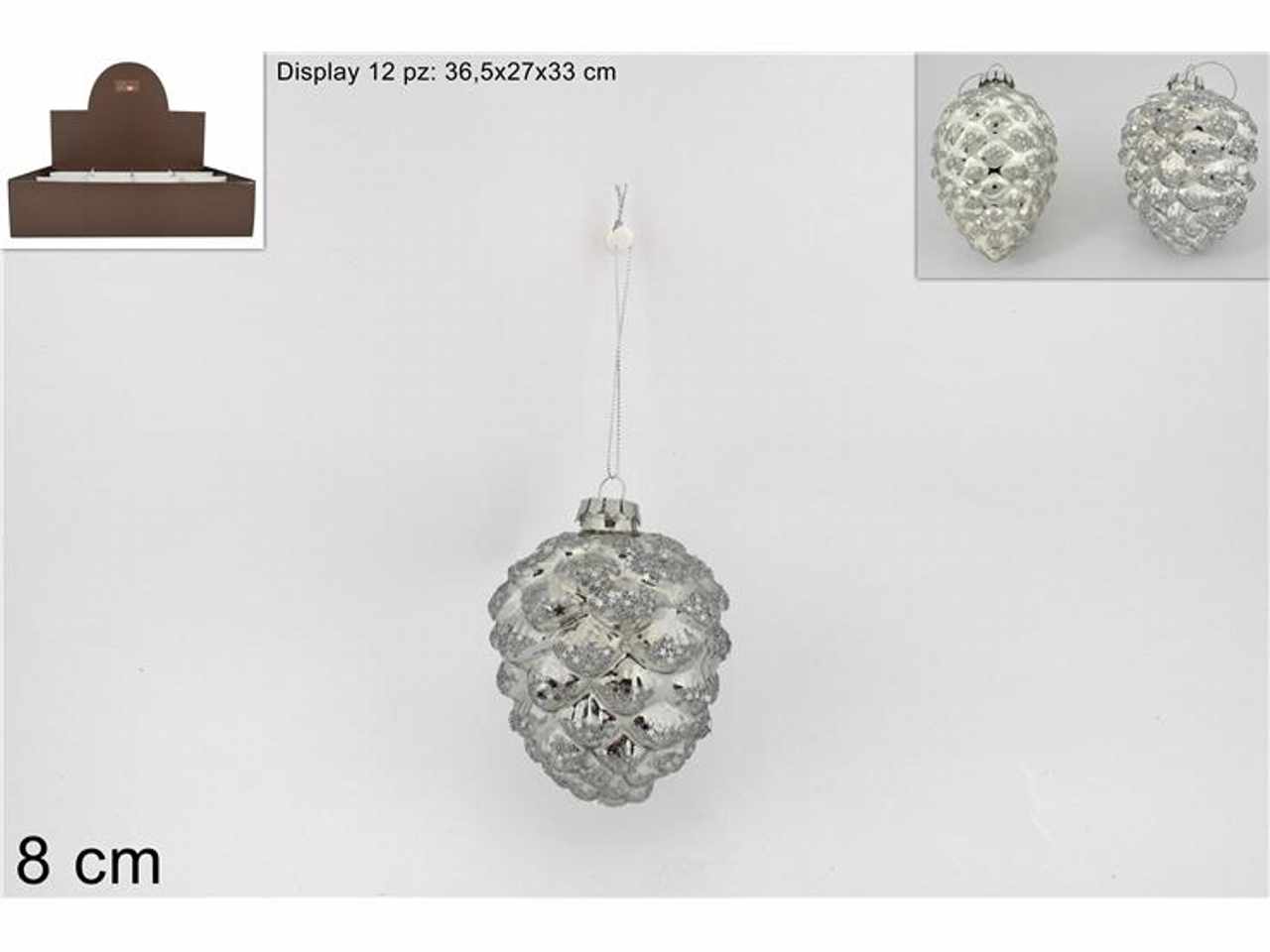 APPENDERIA PIGNA VETRO 8CM SI CM003331B