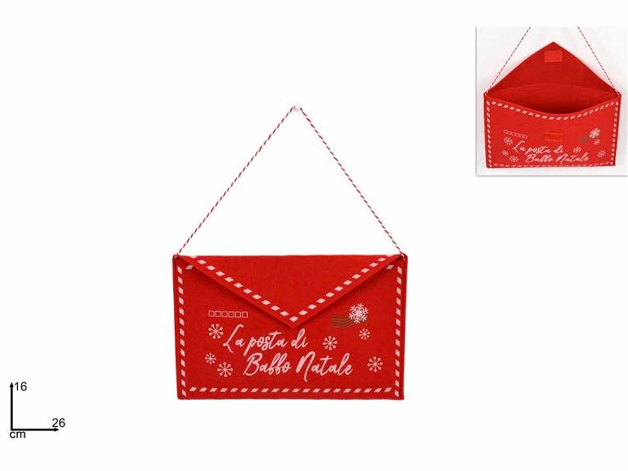 PORTALETTERE FELTRO 26X16CM XNA21036611
