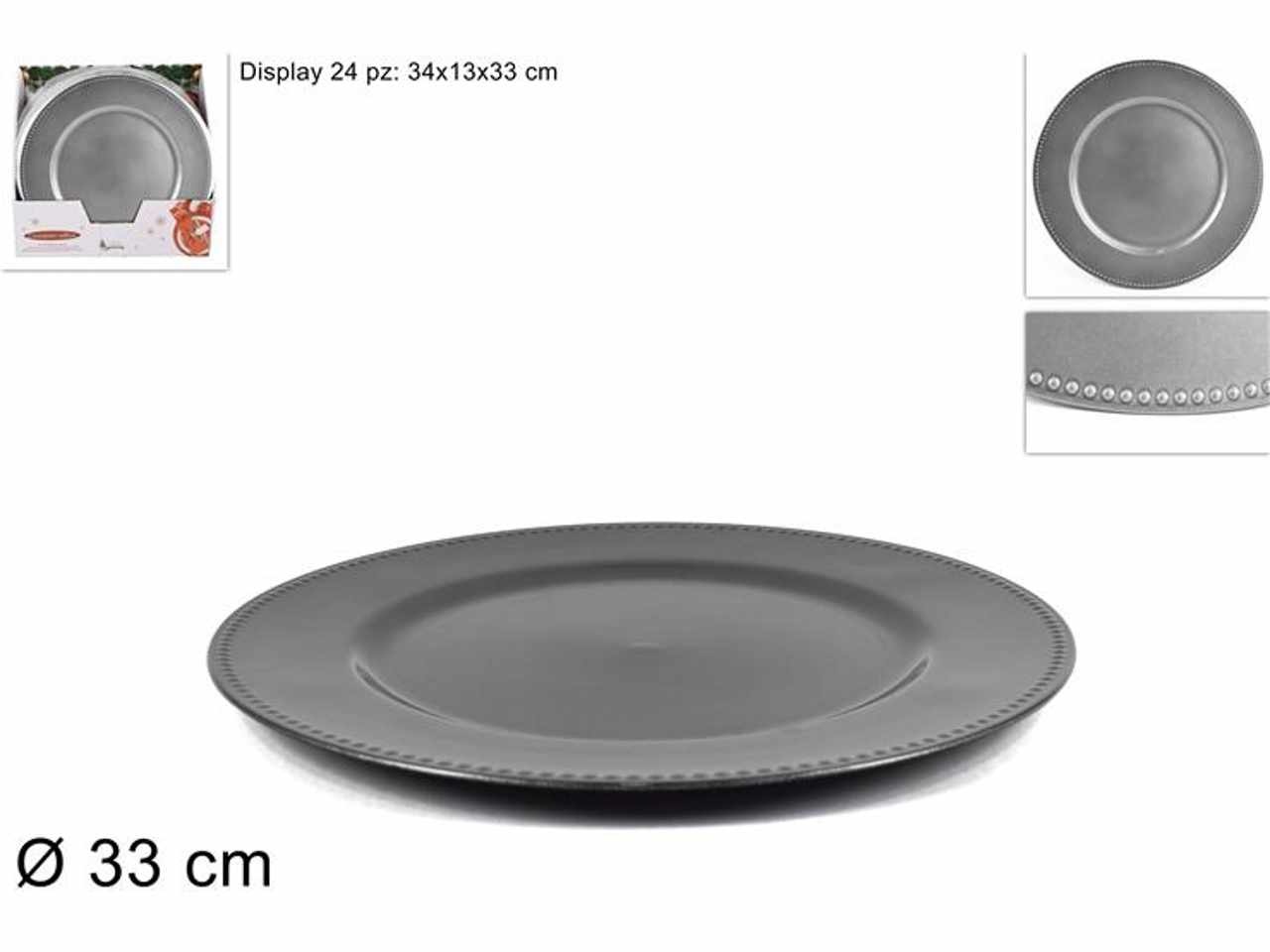 SOTTOPIATTO CON BORDO PUNTINA MO003523B