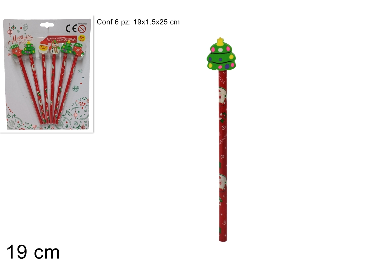 MATITA C/GOMMA NAT. 6PZ XNA17011011 MATITA C/GOMMA NAT. 6PZ XNA17011011