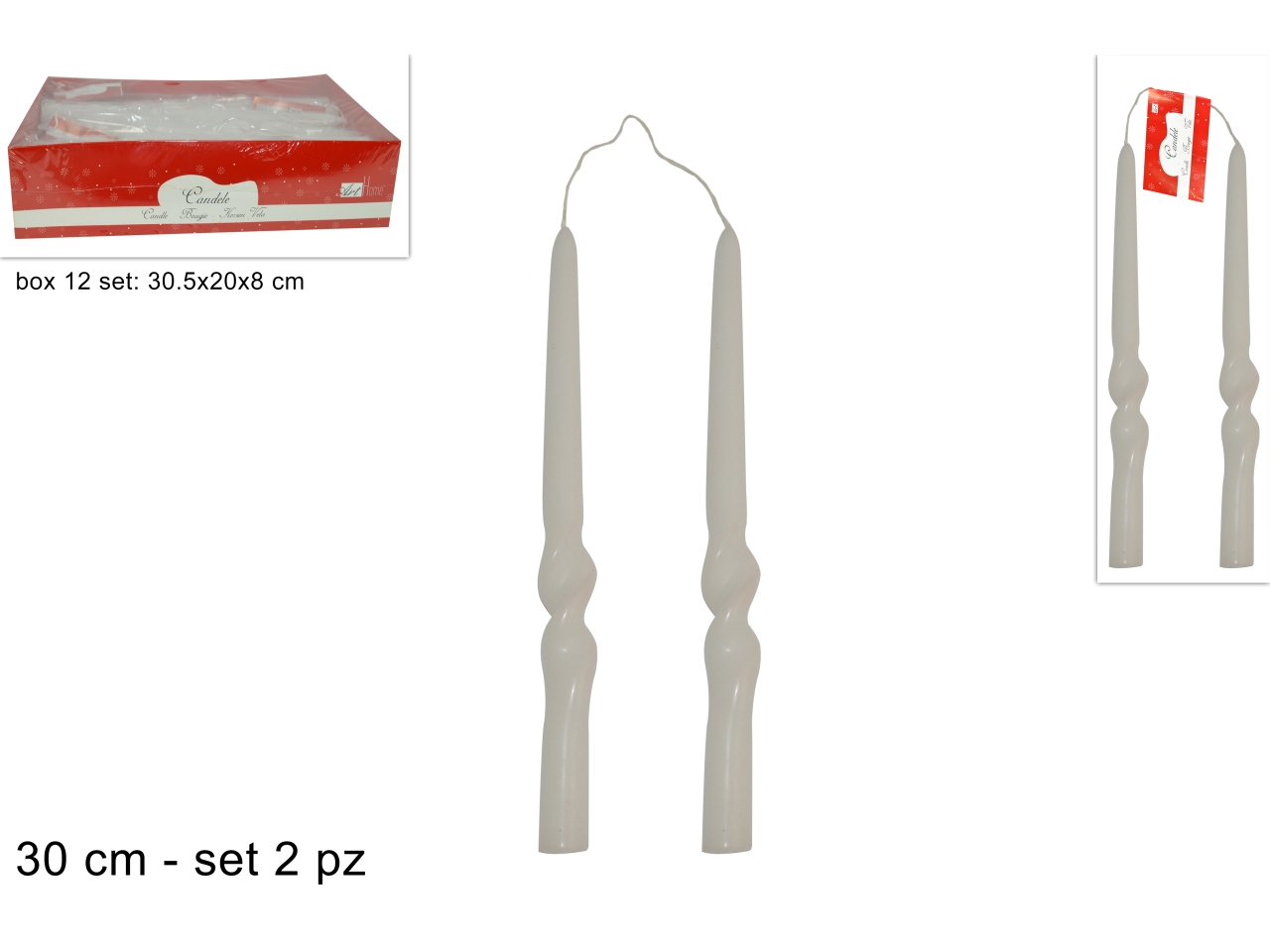 CANDELE TORC.2PZ BIANCA XNA16002821