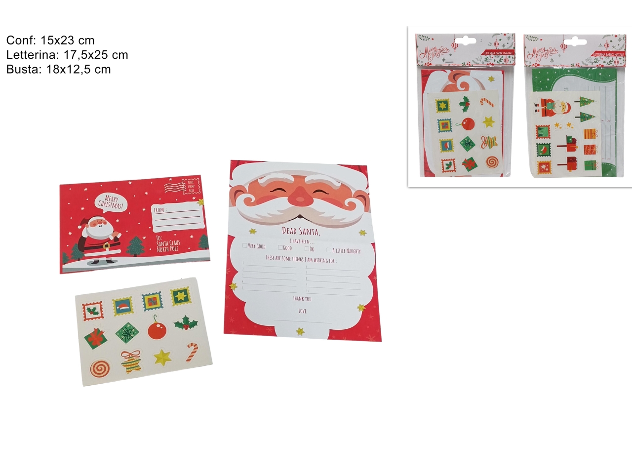 LETTERINA BABBO NATALE 2ASS XNA19010711