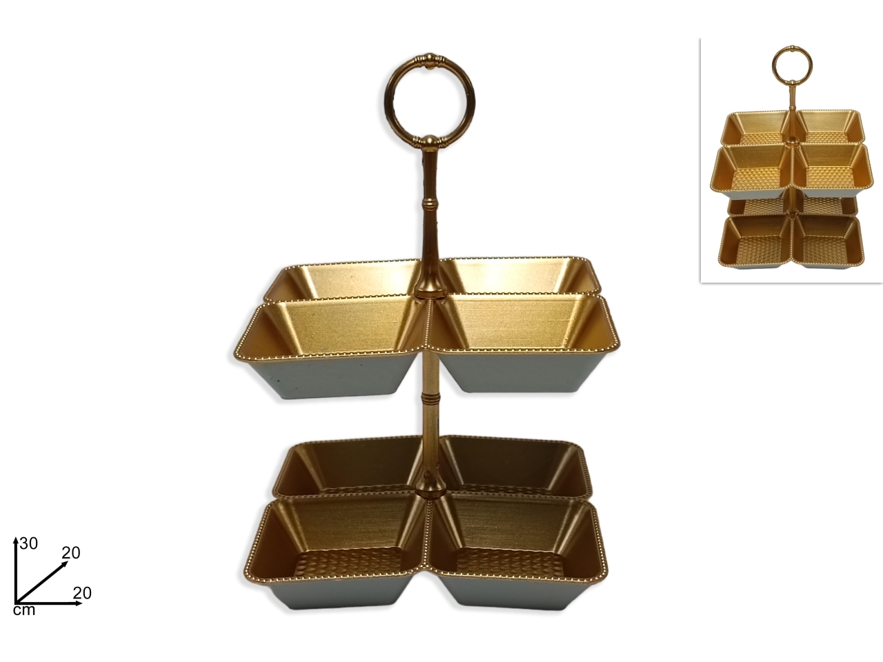 ALZATINA C/2P. 8 POSTI ORO XNA23025881