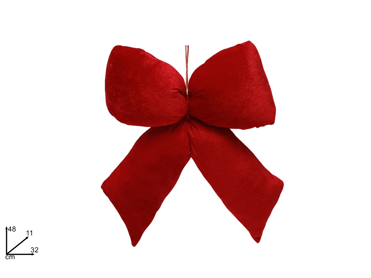 APP. FIOCCO 32X48CM ROSSO XNA23072901