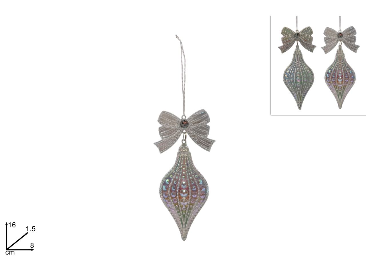 APP. NAT. FIOCCO 16CM 2ASS XNA23040771