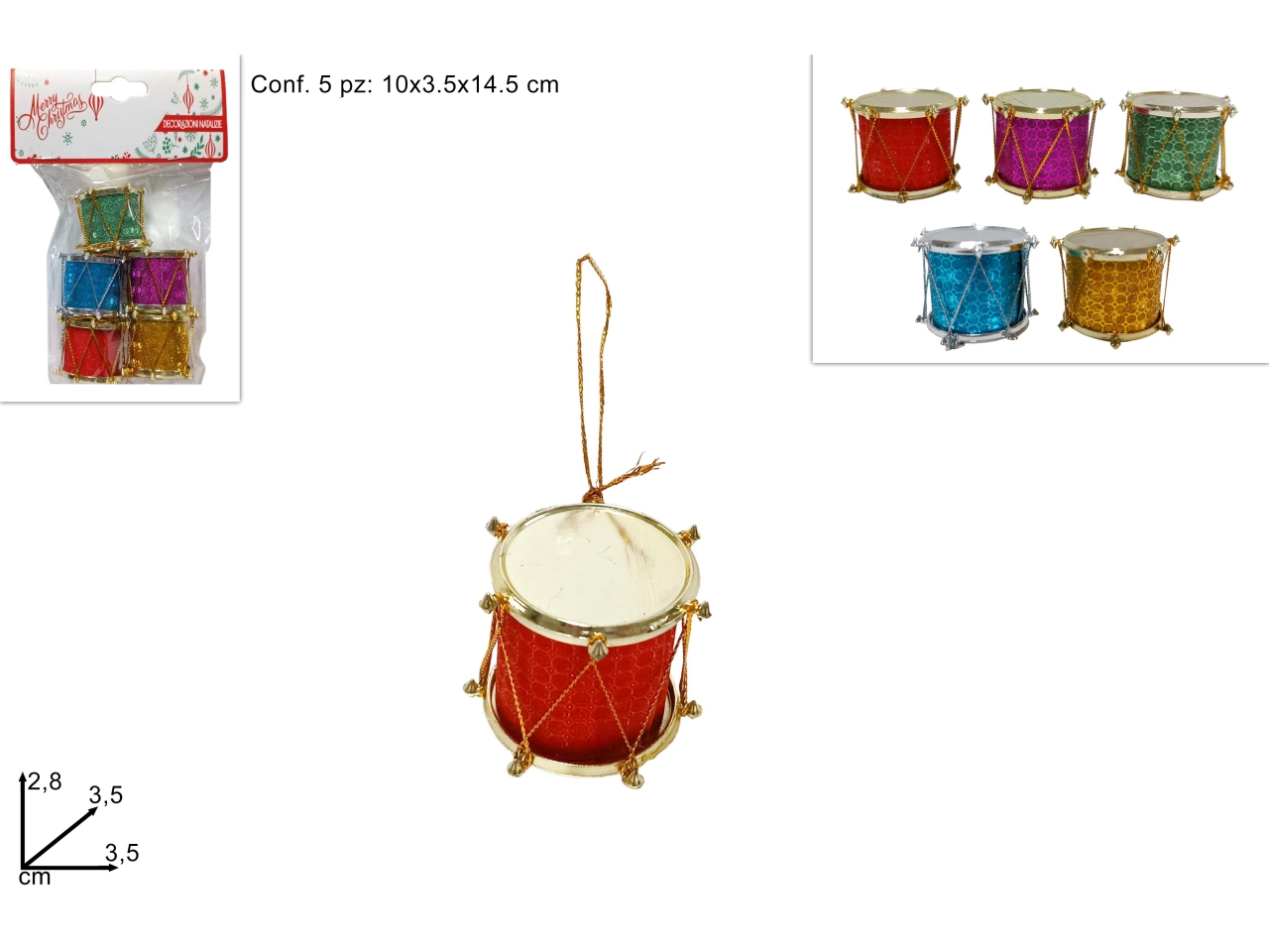 APP. NAT.TAMBURELLO 5PZ ASS XNA23014711