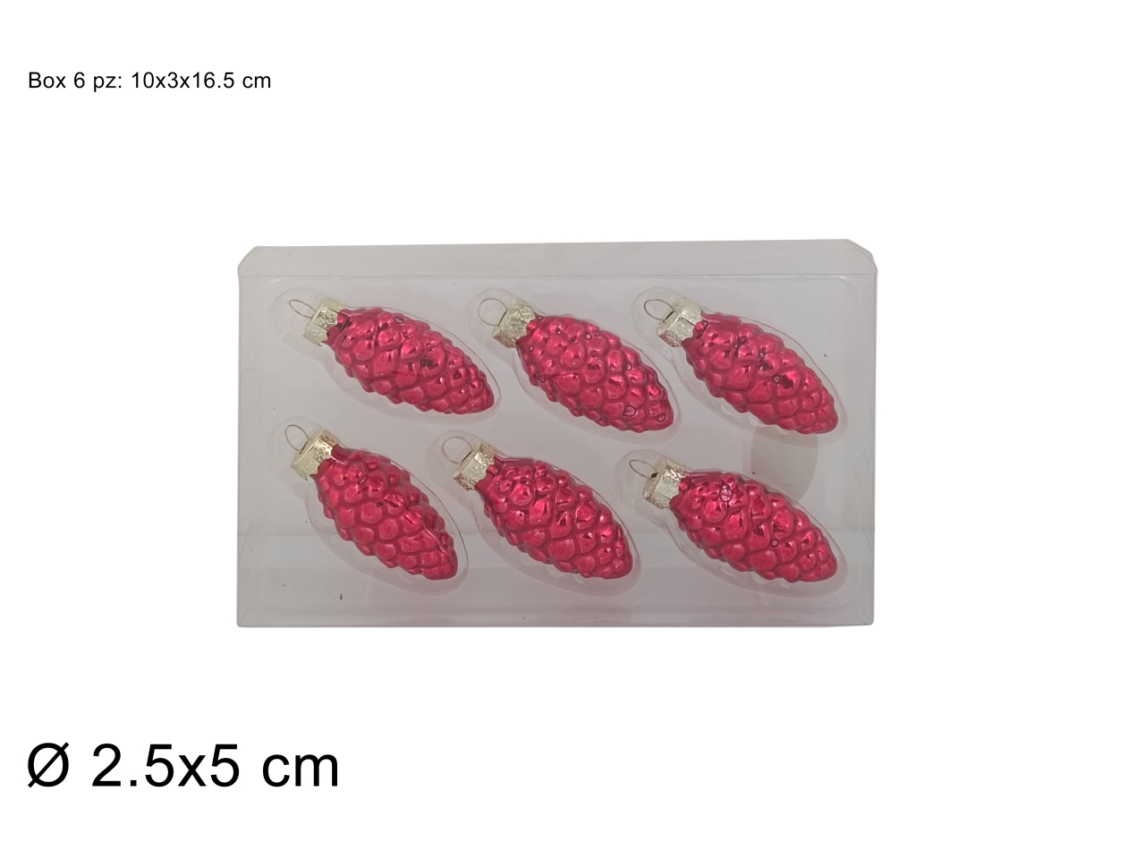 APP. PIGNA VETRO 5CM 6PZ XNA23067311