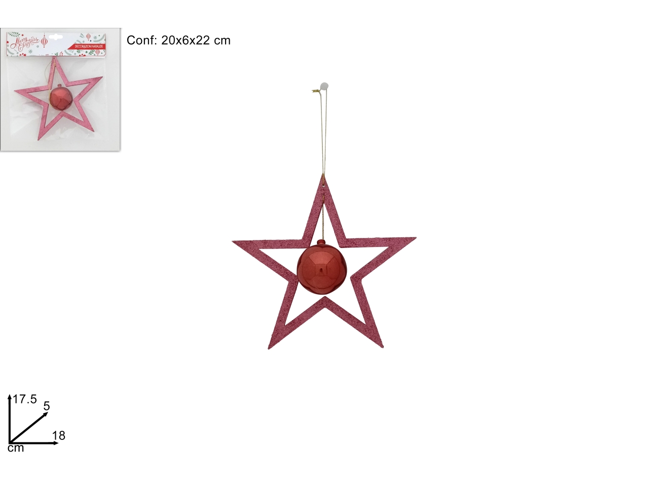 APP. STELLA C/PALLINA ROSA XNA23002351