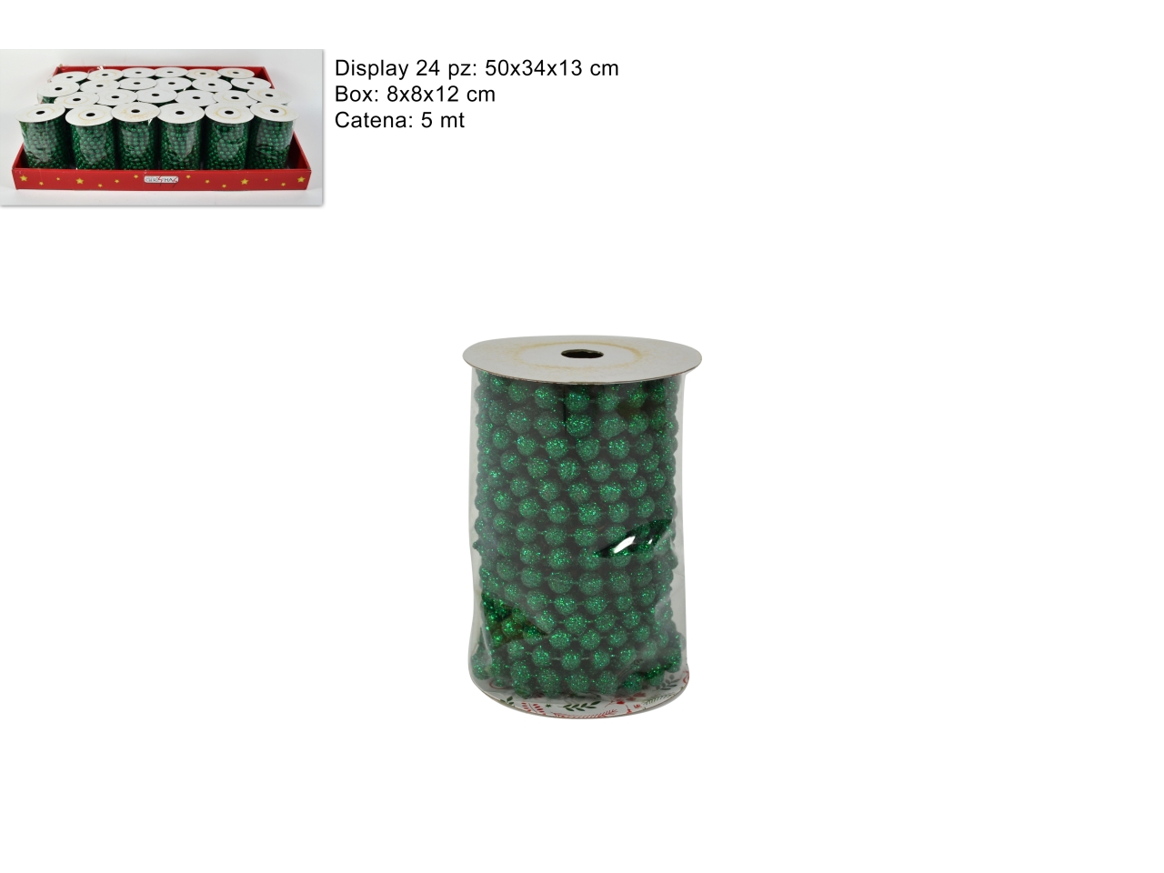 FILO PERLE 7,5MMX5MT VERDE XNA21004691