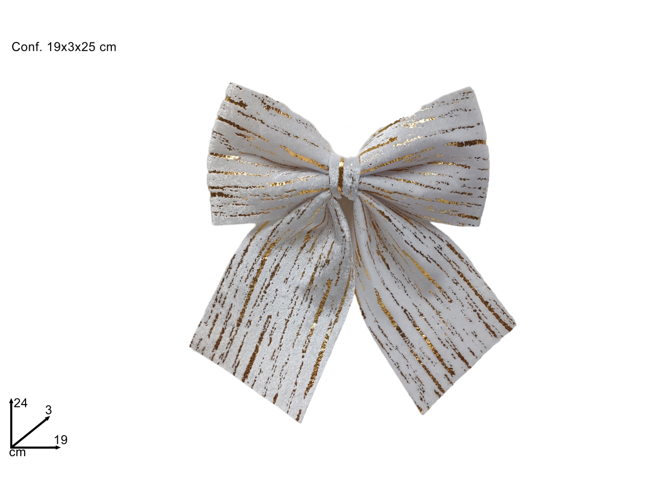 FIOCCO ORO 19X24CM BIANCO XNA23043791