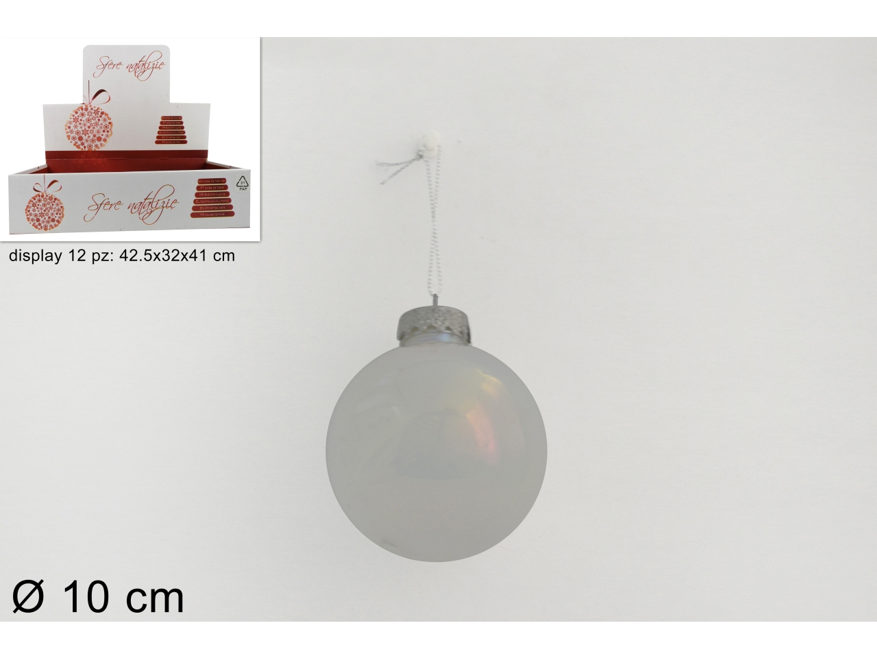 PALLA 10CM BIANCA XNA19001691
