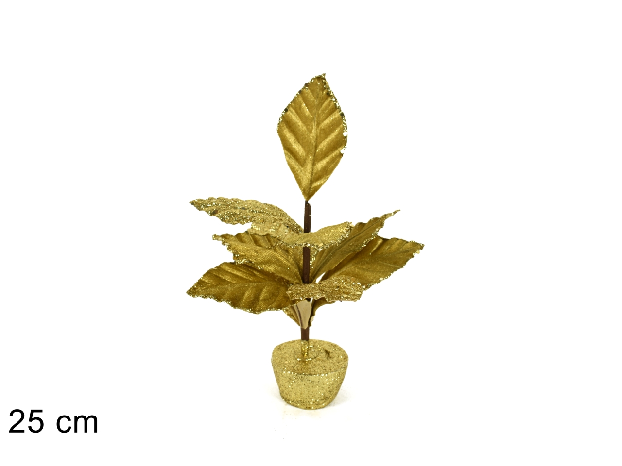 PIANTA 25CM C/FOGLIE ORO XNA19033351