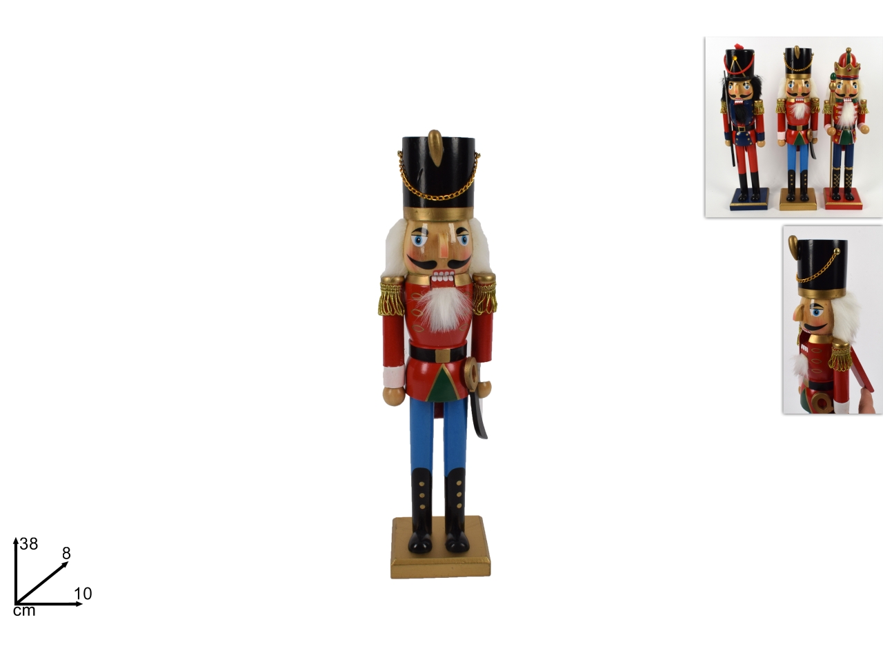 SCHIACCIANOCI 38CM 3 ASS. XNA20023001