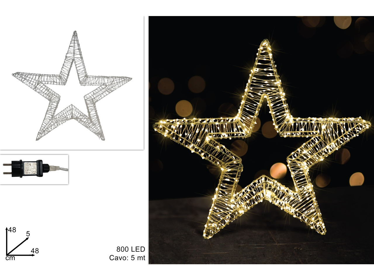 STELLA 800LED 50CM B.CALDO XNA23020961