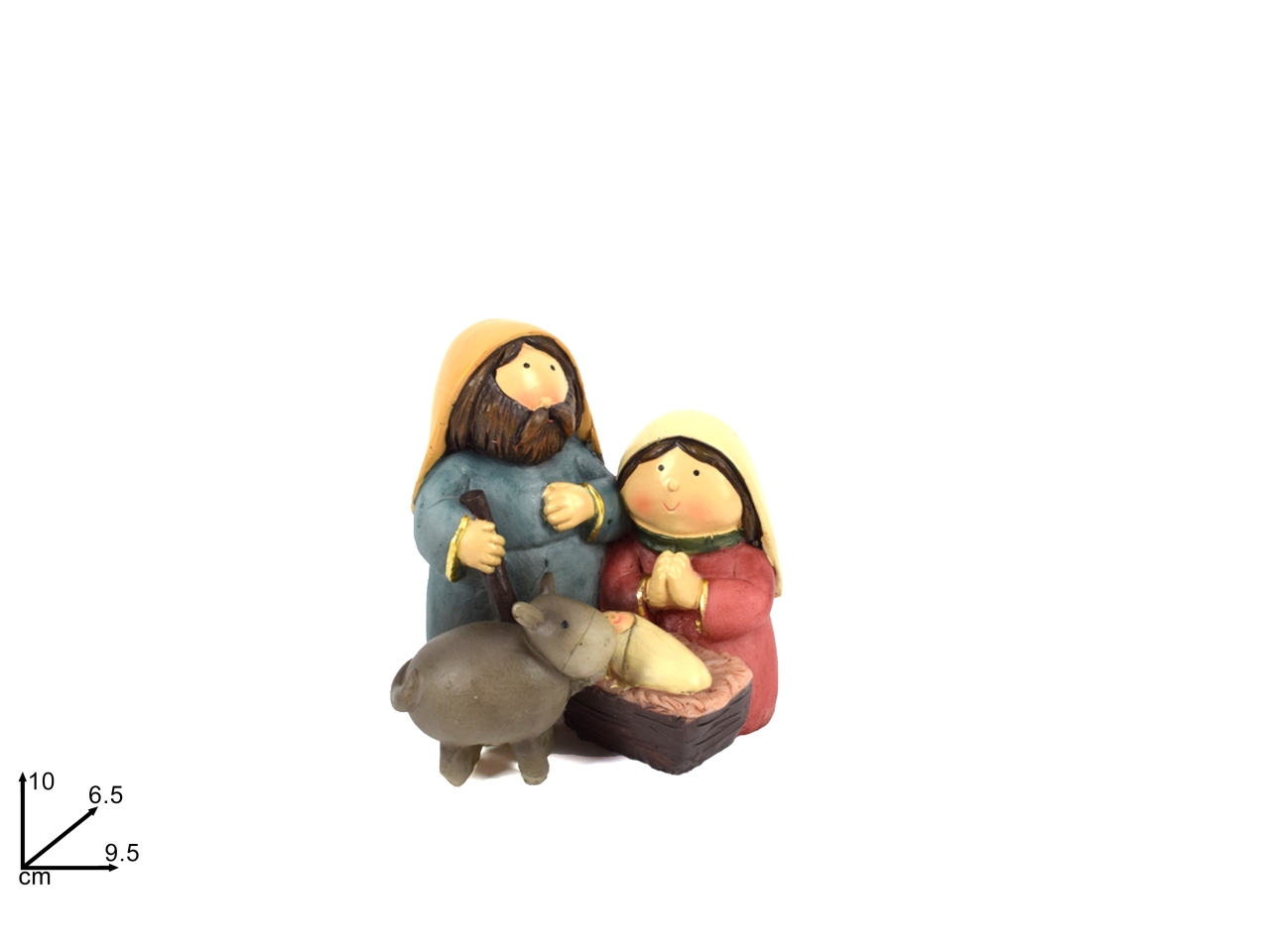 SANTA FAMIGLIA BIMBI 10CM