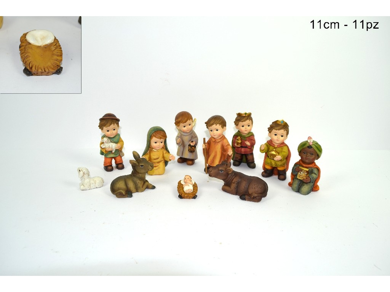 NATIVITA’ BAMBINI 11CM SET 11 SOGGETTI